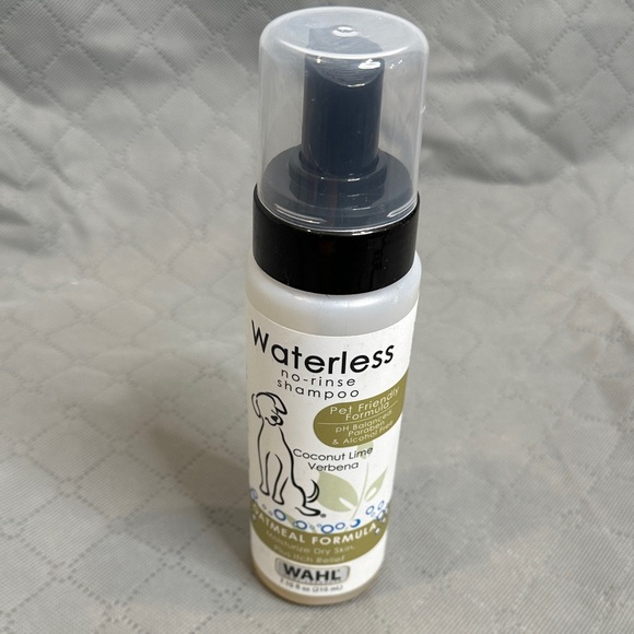 Wahl Waterless No Rinse Pet Shampoo Coconut Lime Verbena Scent NWOT Oatmeal - Picture 1 of 7
